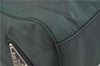 Authentic PRADA TESSUTO PLEX Plastic Nylon Hand Bag Purse B8364 Green 8747C