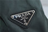 Authentic PRADA TESSUTO PLEX Plastic Nylon Hand Bag Purse B8364 Green 8747C