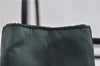 Authentic PRADA TESSUTO PLEX Plastic Nylon Hand Bag Purse B8364 Green 8747C