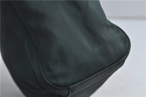 Authentic PRADA TESSUTO PLEX Plastic Nylon Hand Bag Purse B8364 Green 8747C