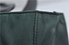 Authentic PRADA TESSUTO PLEX Plastic Nylon Hand Bag Purse B8364 Green 8747C