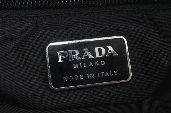 Authentic PRADA TESSUTO PLEX Plastic Nylon Hand Bag Purse B8364 Green 8747C