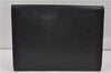 Authentic Louis Vuitton Epi Iena 32 Clutch Bag Black M52722 LV 8748D
