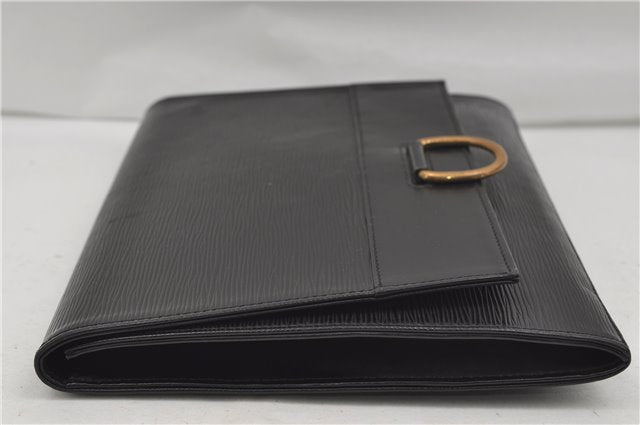 Authentic Louis Vuitton Epi Iena 32 Clutch Bag Black M52722 LV 8748D