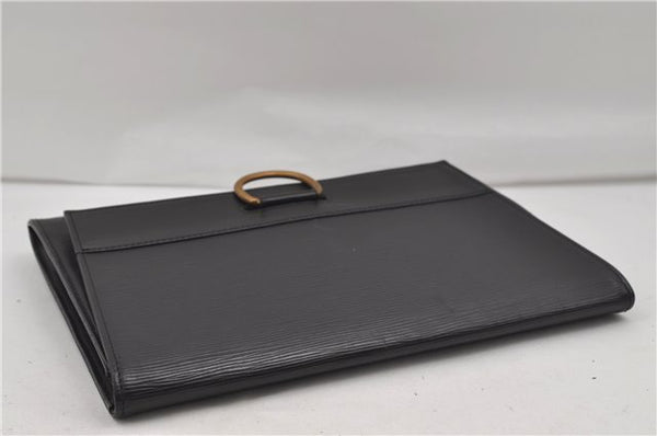 Authentic Louis Vuitton Epi Iena 32 Clutch Bag Black M52722 LV 8748D