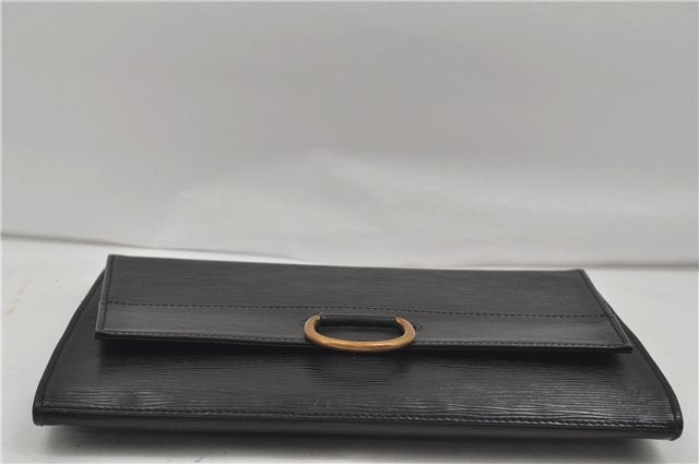 Authentic Louis Vuitton Epi Iena 32 Clutch Bag Black M52722 LV 8748D