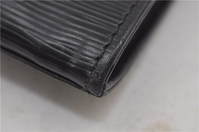 Authentic Louis Vuitton Epi Iena 32 Clutch Bag Black M52722 LV 8748D