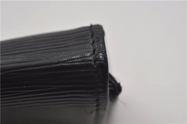 Authentic Louis Vuitton Epi Iena 32 Clutch Bag Black M52722 LV 8748D