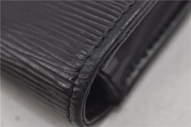 Authentic Louis Vuitton Epi Iena 32 Clutch Bag Black M52722 LV 8748D