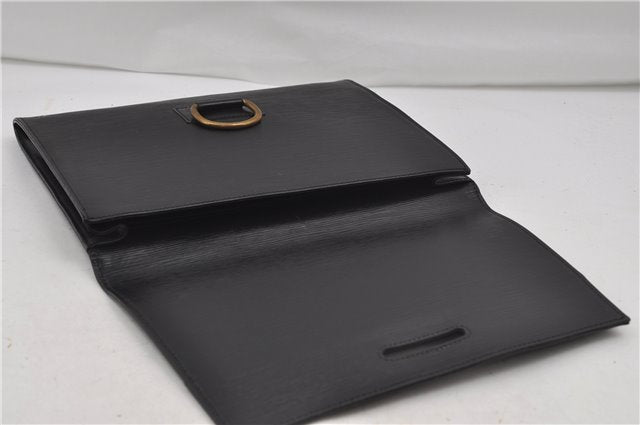 Authentic Louis Vuitton Epi Iena 32 Clutch Bag Black M52722 LV 8748D