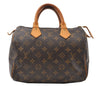 Authentic Louis Vuitton Monogram Speedy 25 Boston Hand Bag M41528 LV 8748F