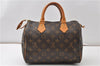 Authentic Louis Vuitton Monogram Speedy 25 Boston Hand Bag M41528 LV 8748F