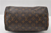 Authentic Louis Vuitton Monogram Speedy 25 Boston Hand Bag M41528 LV 8748F
