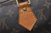 Authentic Louis Vuitton Monogram Speedy 25 Boston Hand Bag M41528 LV 8748F