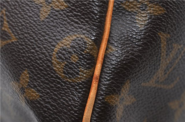 Authentic Louis Vuitton Monogram Speedy 25 Boston Hand Bag M41528 LV 8748F