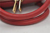 Auth SAINT LAURENT Baby Duffle 2Way Shoulder Hand Bag Purse Leather Red 8749D