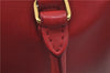 Auth SAINT LAURENT Baby Duffle 2Way Shoulder Hand Bag Purse Leather Red 8749D