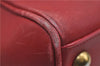 Auth SAINT LAURENT Baby Duffle 2Way Shoulder Hand Bag Purse Leather Red 8749D