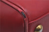 Auth SAINT LAURENT Baby Duffle 2Way Shoulder Hand Bag Purse Leather Red 8749D