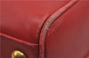 Auth SAINT LAURENT Baby Duffle 2Way Shoulder Hand Bag Purse Leather Red 8749D