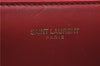 Auth SAINT LAURENT Baby Duffle 2Way Shoulder Hand Bag Purse Leather Red 8749D