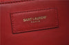 Auth SAINT LAURENT Baby Duffle 2Way Shoulder Hand Bag Purse Leather Red 8749D