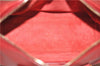 Auth SAINT LAURENT Baby Duffle 2Way Shoulder Hand Bag Purse Leather Red 8749D