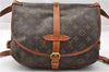 Authentic Louis Vuitton Monogram Saumur 30 Shoulder Cross Bag M42256 LV 8752F