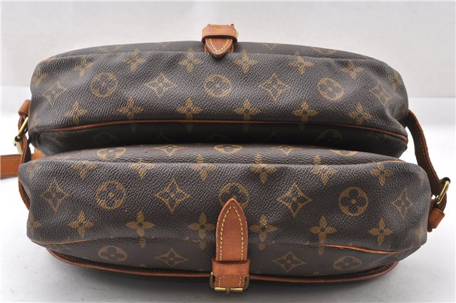 Authentic Louis Vuitton Monogram Saumur 30 Shoulder Cross Bag M42256 LV 8752F