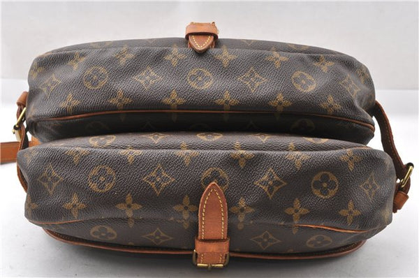 Authentic Louis Vuitton Monogram Saumur 30 Shoulder Cross Bag M42256 LV 8752F