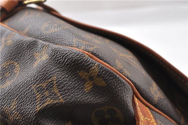Authentic Louis Vuitton Monogram Saumur 30 Shoulder Cross Bag M42256 LV 8752F