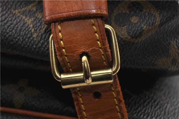 Authentic Louis Vuitton Monogram Saumur 30 Shoulder Cross Bag M42256 LV 8752F