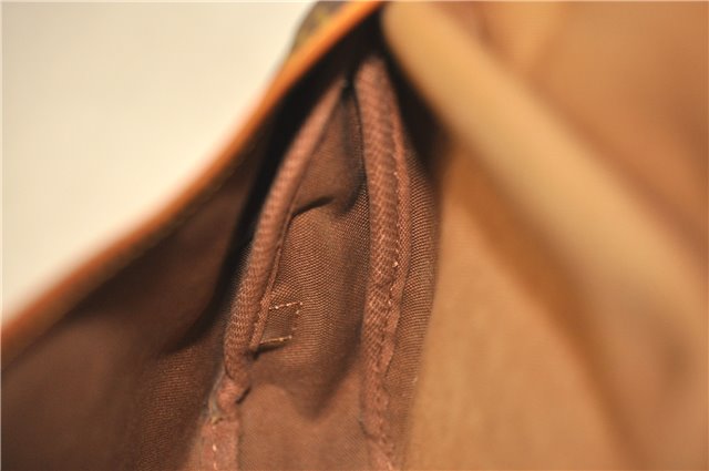 Authentic Louis Vuitton Monogram Saumur 30 Shoulder Cross Bag M42256 LV 8752F