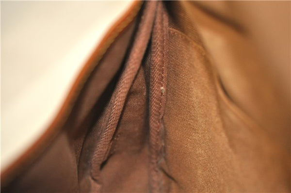 Authentic Louis Vuitton Monogram Saumur 30 Shoulder Cross Bag M42256 LV 8752F