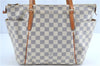 Authentic Louis Vuitton Damier Azur Totally MM Tote Bag N51262 LV 8754A