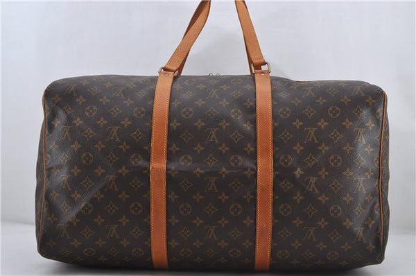 Authentic Louis Vuitton Monogram Sac Souple55 Hand Boston Bag M41622 LV 8754E