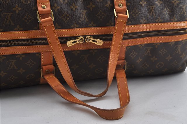 Authentic Louis Vuitton Monogram Sac Souple55 Hand Boston Bag M41622 LV 8754E