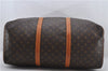 Authentic Louis Vuitton Monogram Sac Souple55 Hand Boston Bag M41622 LV 8754E