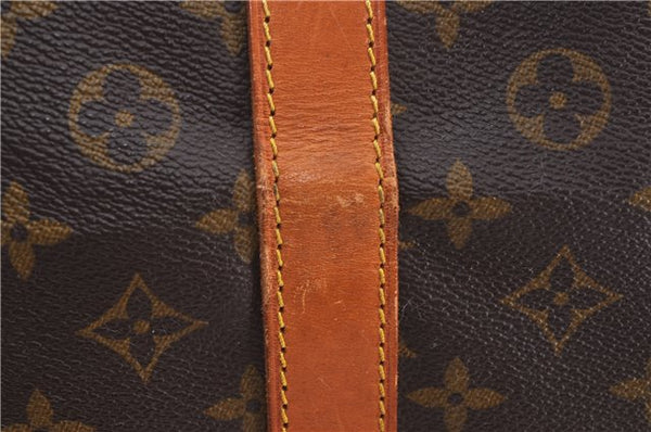 Authentic Louis Vuitton Monogram Sac Souple55 Hand Boston Bag M41622 LV 8754E