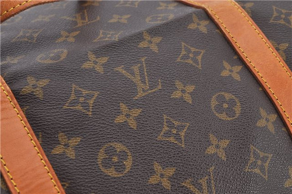 Authentic Louis Vuitton Monogram Sac Souple55 Hand Boston Bag M41622 LV 8754E