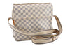 Authentic Louis Vuitton Damier Azur Naviglio Shoulder Cross Bag N51189 LV 8758F