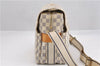 Authentic Louis Vuitton Damier Azur Naviglio Shoulder Cross Bag N51189 LV 8758F