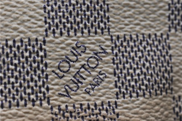 Authentic Louis Vuitton Damier Azur Naviglio Shoulder Cross Bag N51189 LV 8758F