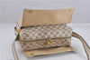 Authentic Louis Vuitton Damier Azur Naviglio Shoulder Cross Bag N51189 LV 8758F