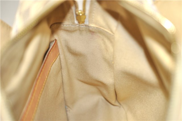 Authentic Louis Vuitton Damier Azur Naviglio Shoulder Cross Bag N51189 LV 8758F