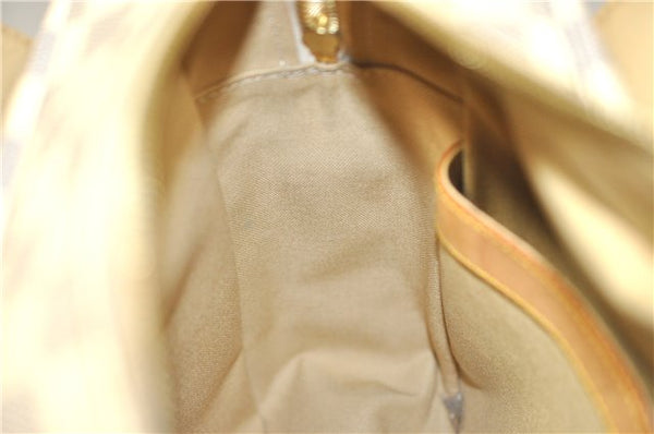 Authentic Louis Vuitton Damier Azur Naviglio Shoulder Cross Bag N51189 LV 8758F