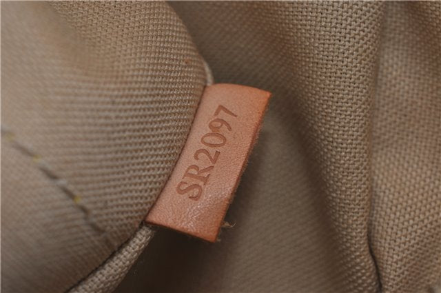 Authentic Louis Vuitton Damier Azur Naviglio Shoulder Cross Bag N51189 LV 8758F