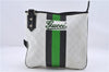 Authentic GUCCI Joy Line Shoulder Cross Bag GG PVC Leather 257246 White 8760C