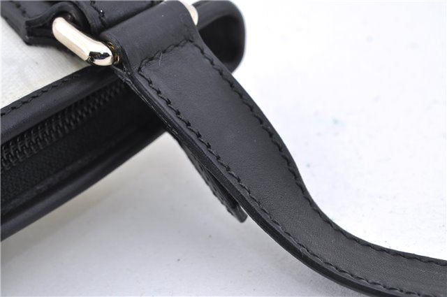 Authentic GUCCI Joy Line Shoulder Cross Bag GG PVC Leather 257246 White 8760C