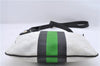 Authentic GUCCI Joy Line Shoulder Cross Bag GG PVC Leather 257246 White 8760C
